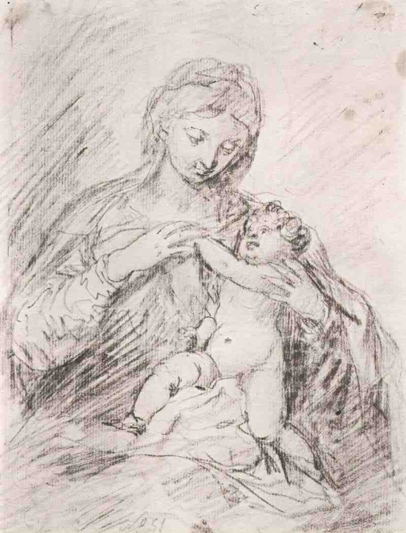 Mary with the Child Jesus. Alonso Cano