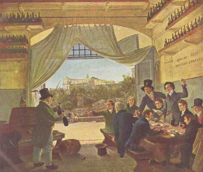 Tavern scene, Peter von Cornelius