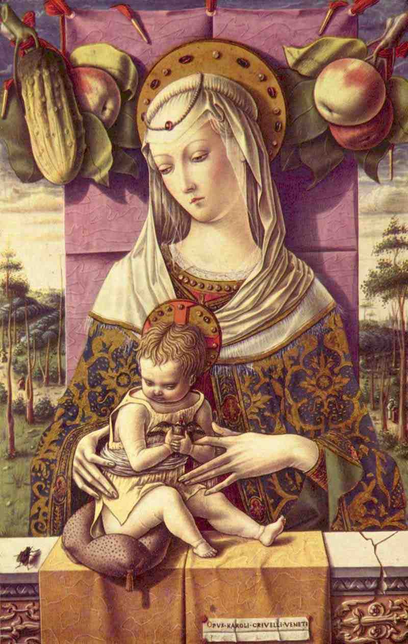 Mary with child. Carlo Crivelli