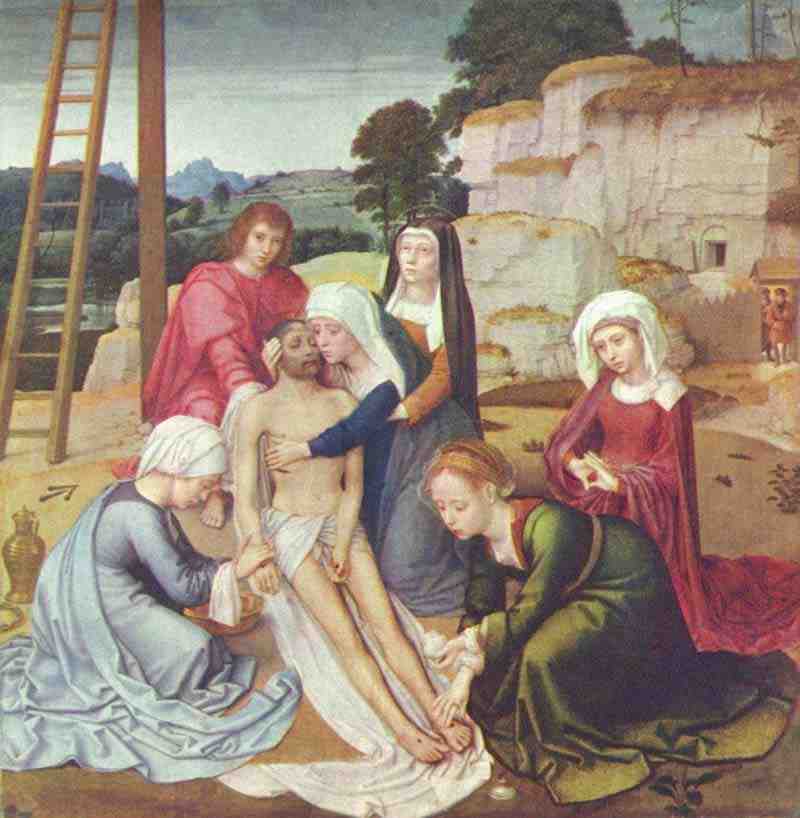 Descent from the Cross of Christ. Gerard David