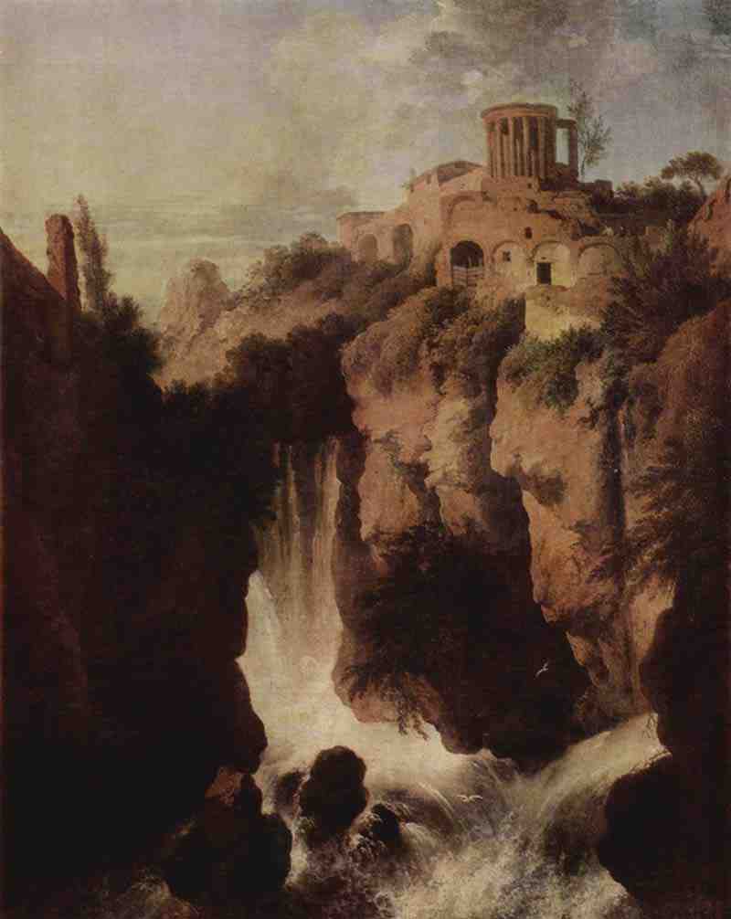 Waterfalls in Tivoli. Christian Wilhelm Ernst Dietrich