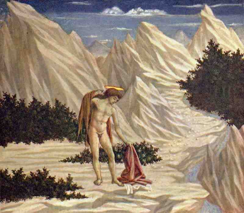 St. John in the wilderness. Domenico Veneziano