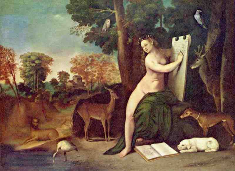 Landscape with Circe and her lovers. Dosso Dossi