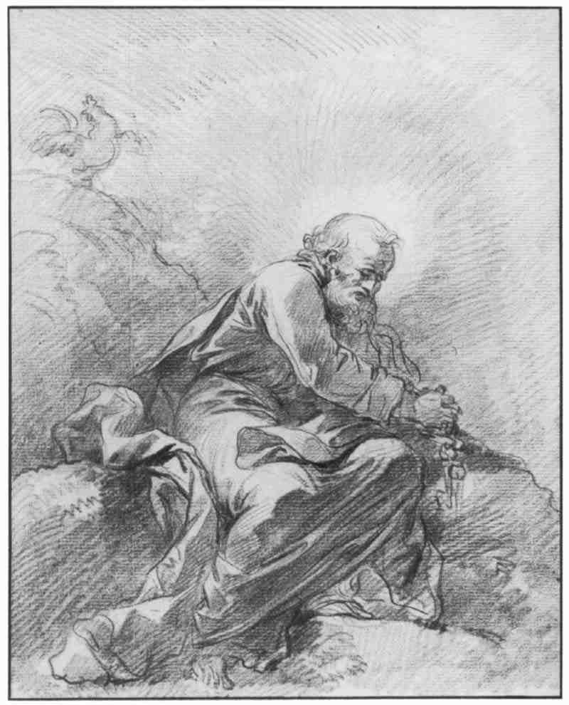 Repentance of St. Peter. Gabriel François Doyen