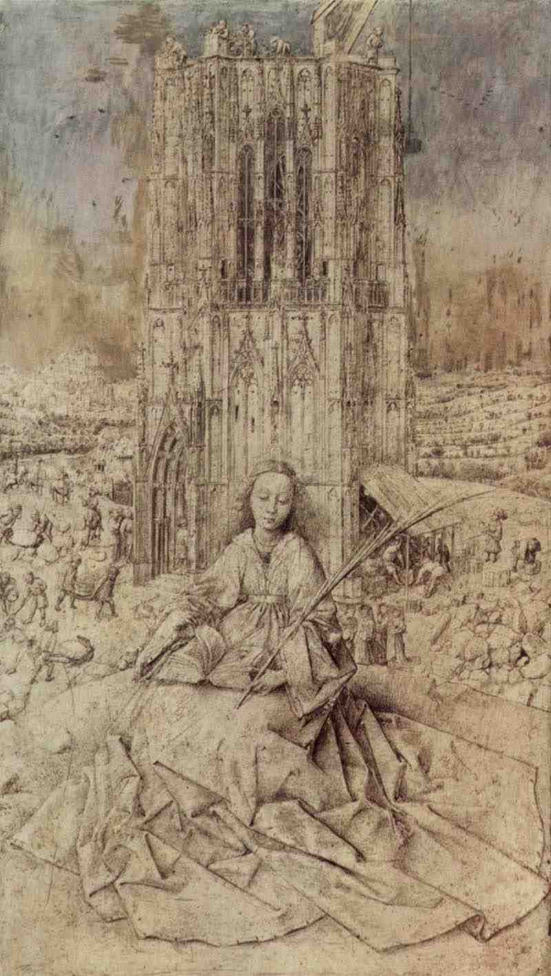 St. Barbara, Jan van Eyck