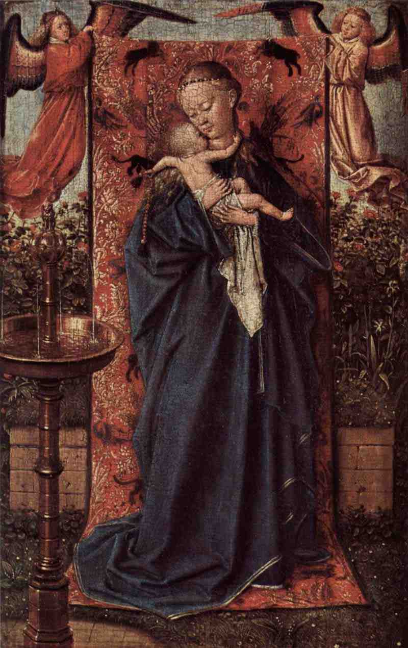 Virgin at the source, Jan van Eyck