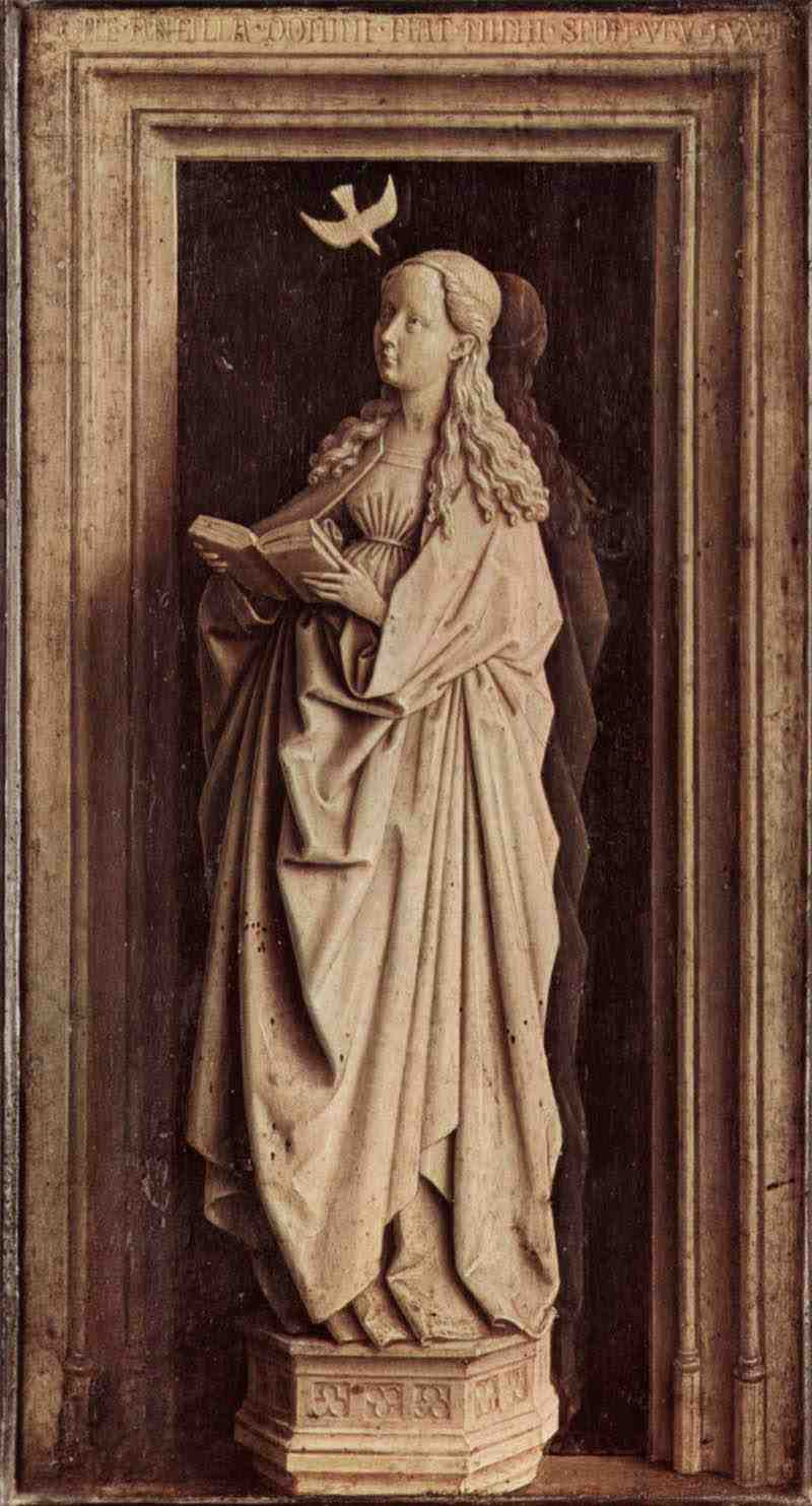 Virgin of the Annunciation (Thyssen Annunciation), Jan van Eyck