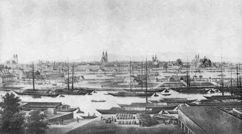 Magdeburg, view port of entry. Gustav Frank