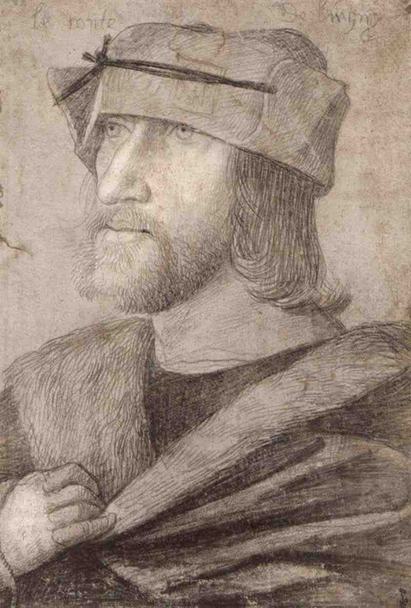 Portrait of Louis de Luxembourg, Comte de Ligny. French master of the late 15th century