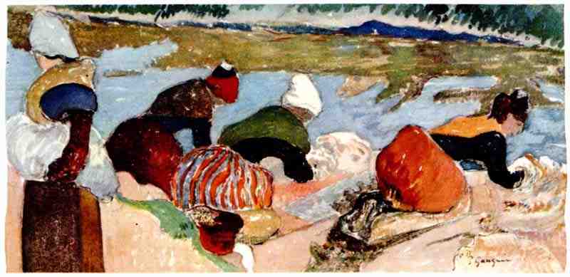 Washerwomen in Arles, Paul Gauguin