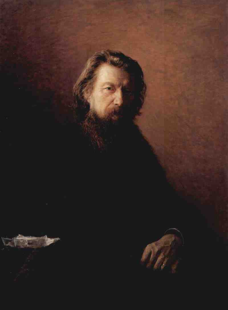 Portrait of the writer Aleksei Antonovich Potechin, Nikolai Nikolaevich Ge