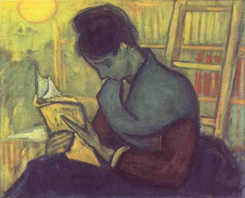 The novel reader, Vincent van Gogh
