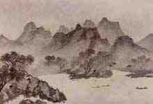 Acht Ansichten der Gegend von Hsiao-Hsiang«, Detail