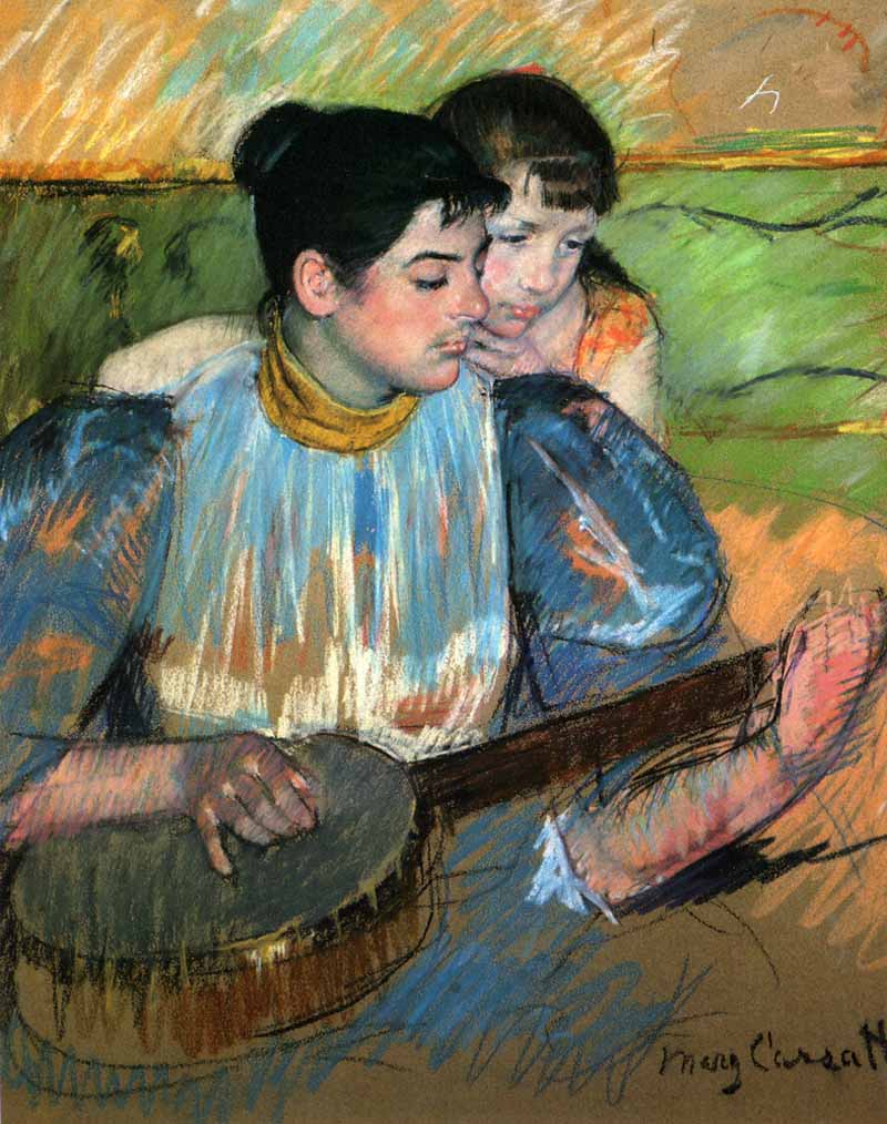 The Banjo Lesson, Mary Cassatt