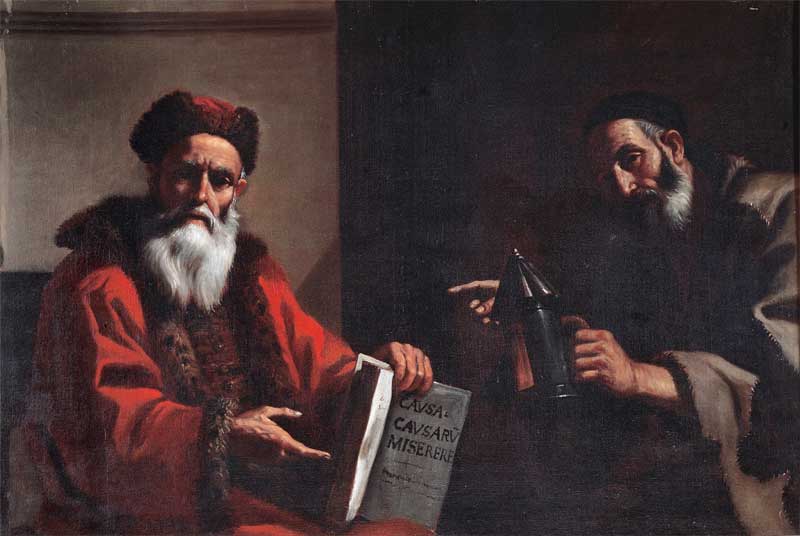 Diogenes and Plato, Mattia Preti
