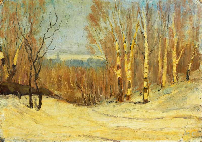 Winter near Montreal . Maurice Cullen