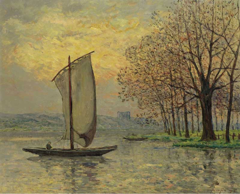 The Bank of the Loire. Maxime Maufra