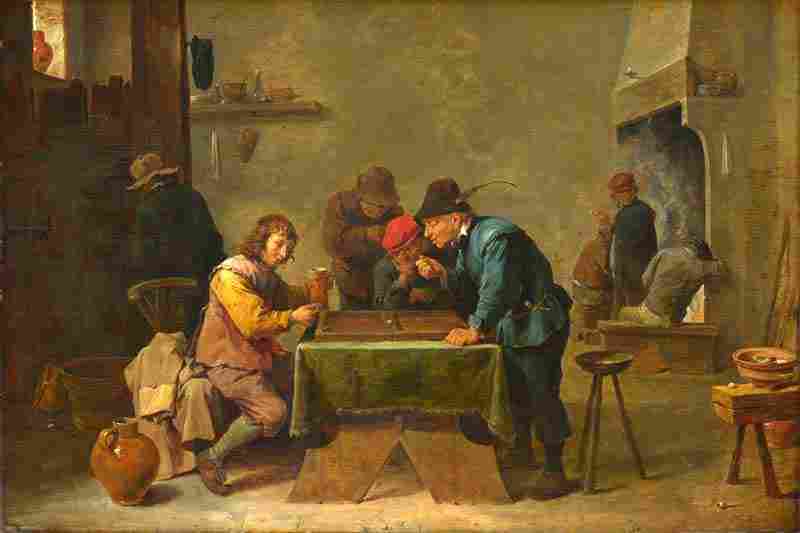Backgammon Players. David Teniers the Younger