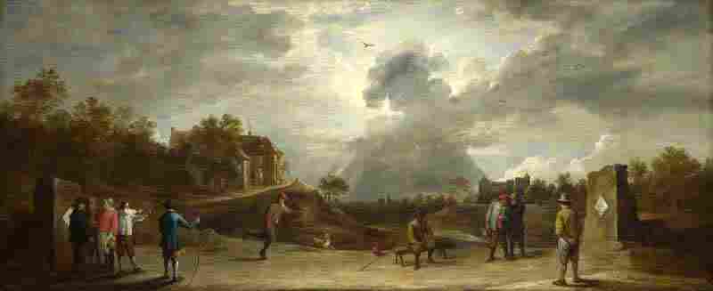 Peasants at Archery. David Teniers the Younger