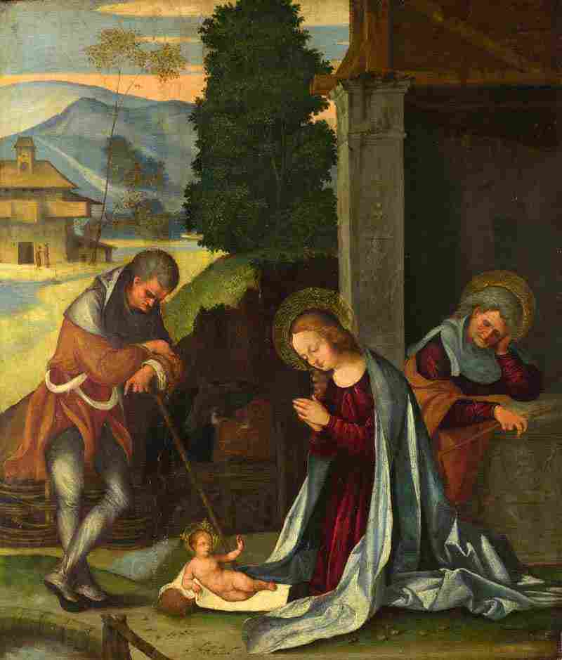 The Nativity. Lodovico Mazzolino