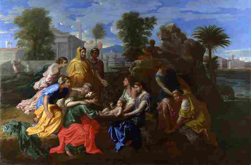 The Finding of Moses. Nicolas Poussin