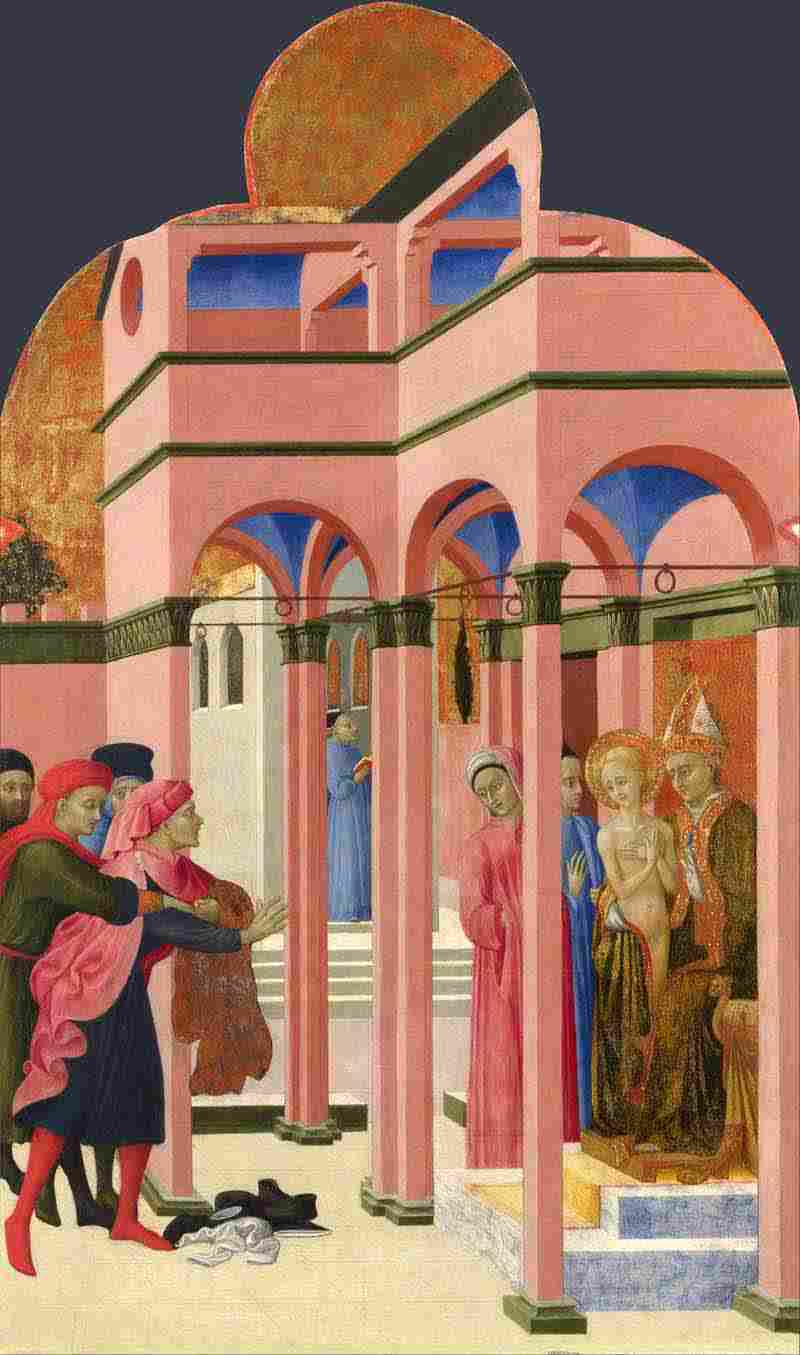 Saint Francis renounces his Earthly Father. Sassetta
