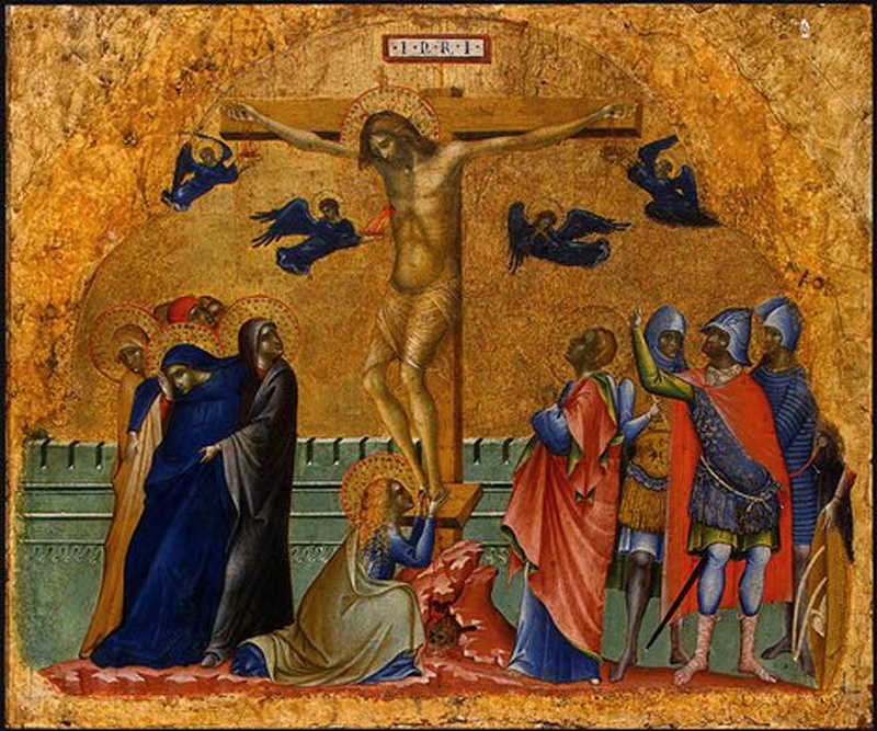 The Crucifixion  . Paolo Veneziano