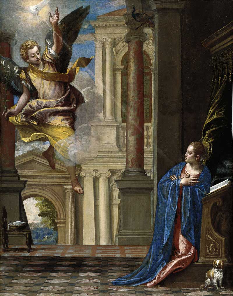 The Annunciation. Paolo Veronese