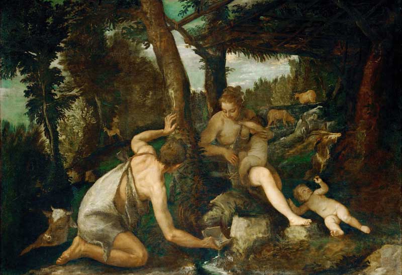 Adam and Eve after the expulsion from paradise, Paolo Veronese