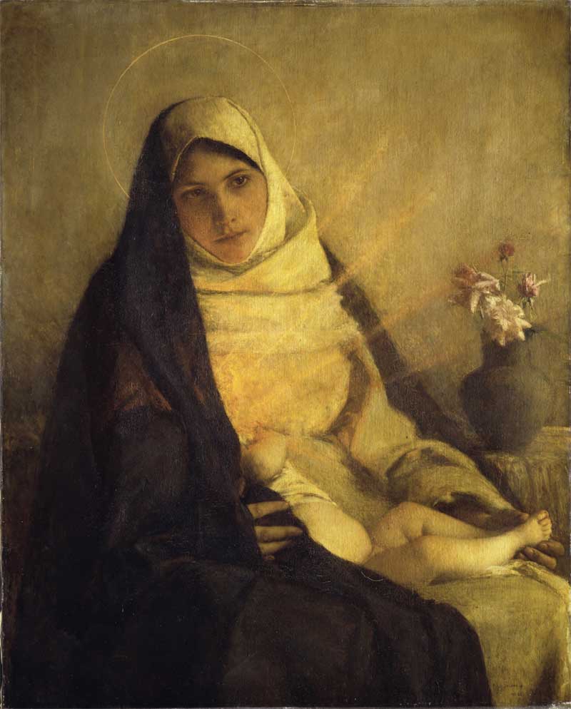 Madonna of the Rose. Pascal-Adolphe-Jean Dagnan-Bouveret