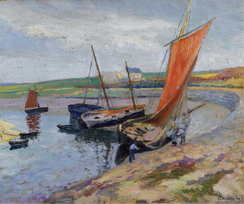 The Boat on the Seabank, Paul Madeline