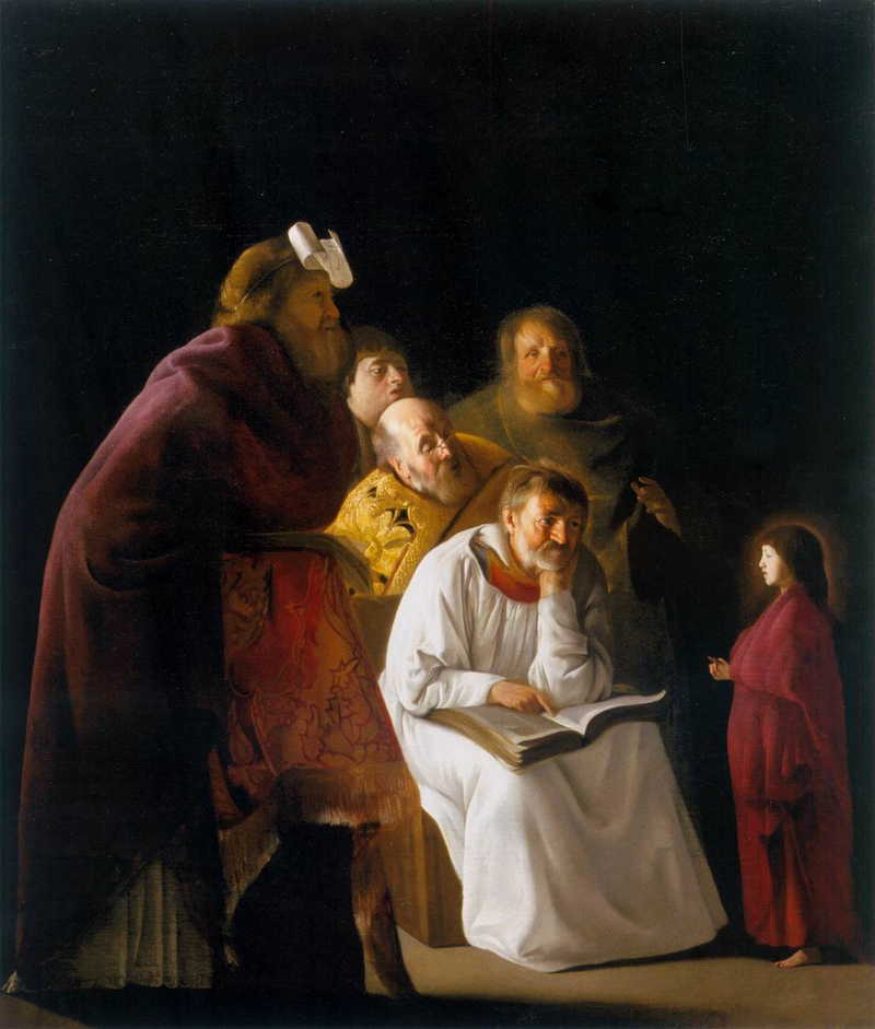 Jesus among the Doctors. Paulus Bor