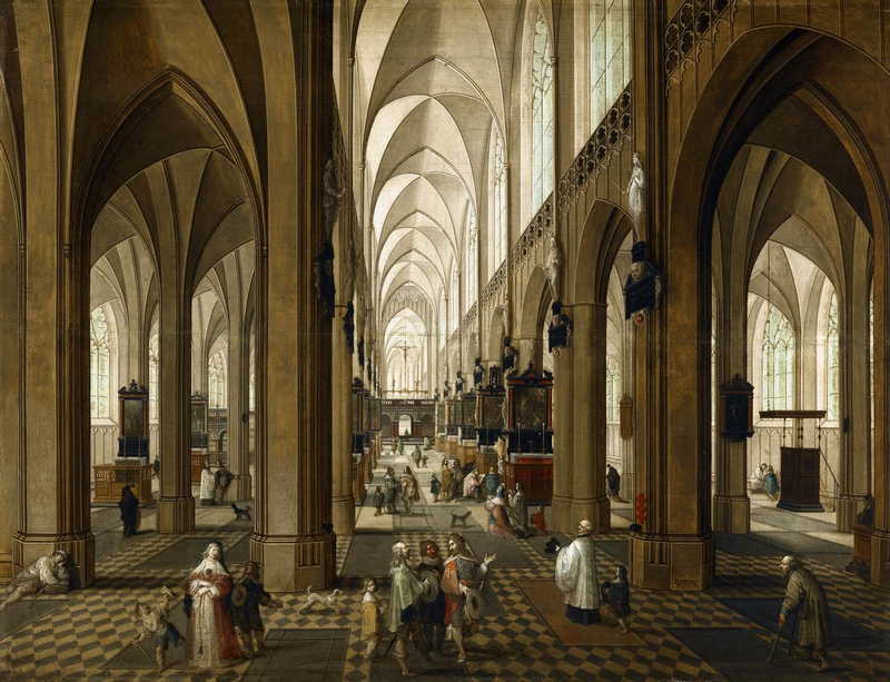 View of the Interior of Antwerp Cathedral. Peeter Neeffs the Elder