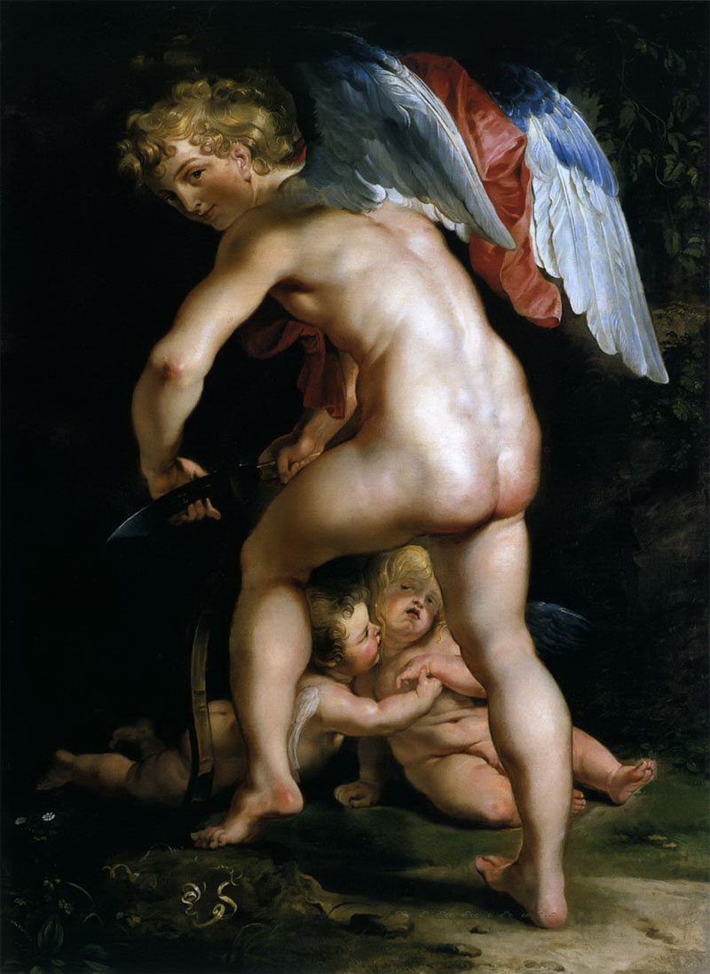 Cupid, the bow, Peter Paul Rubens