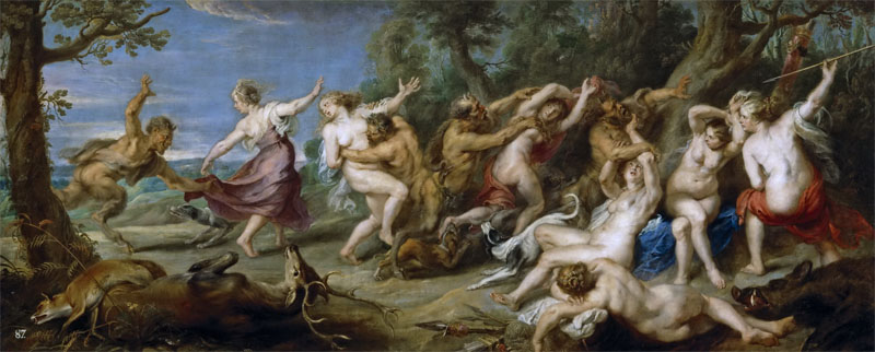 Diana and her Nymphs Surprised by the Fauns, Peter Paul Rubens