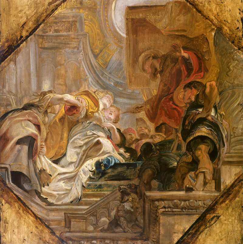 Esther before Ahasuerus , Peter Paul Rubens