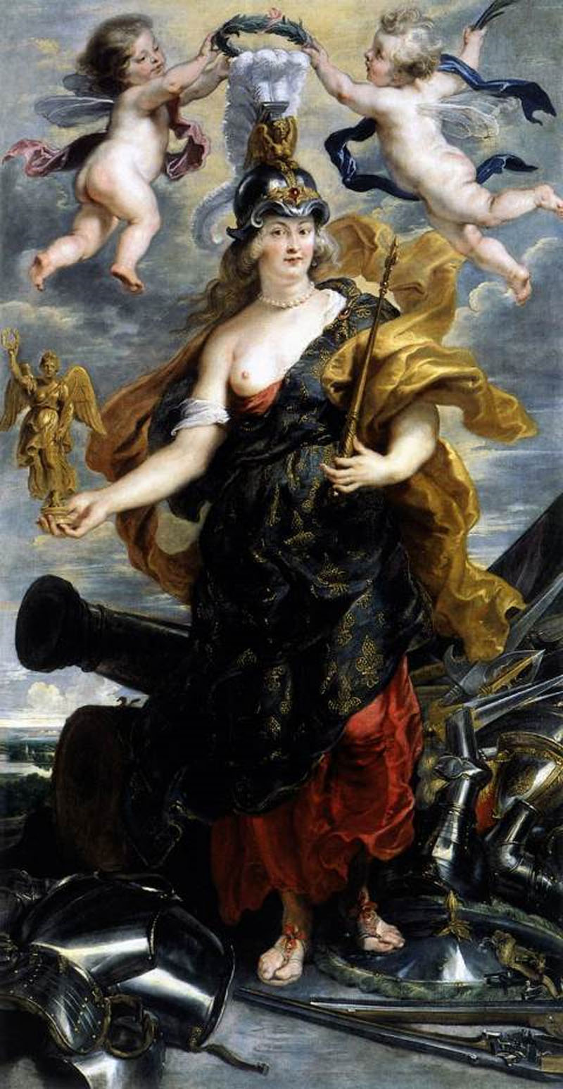 Marie de Medicis as Bellona , Peter Paul Rubens