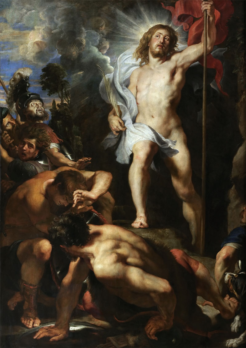 The Resurrection of Christ , Central Panel, Peter Paul Rubens