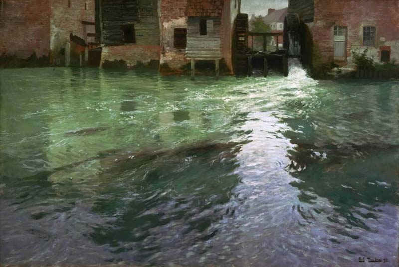 Water Mill. Frits Thaulow