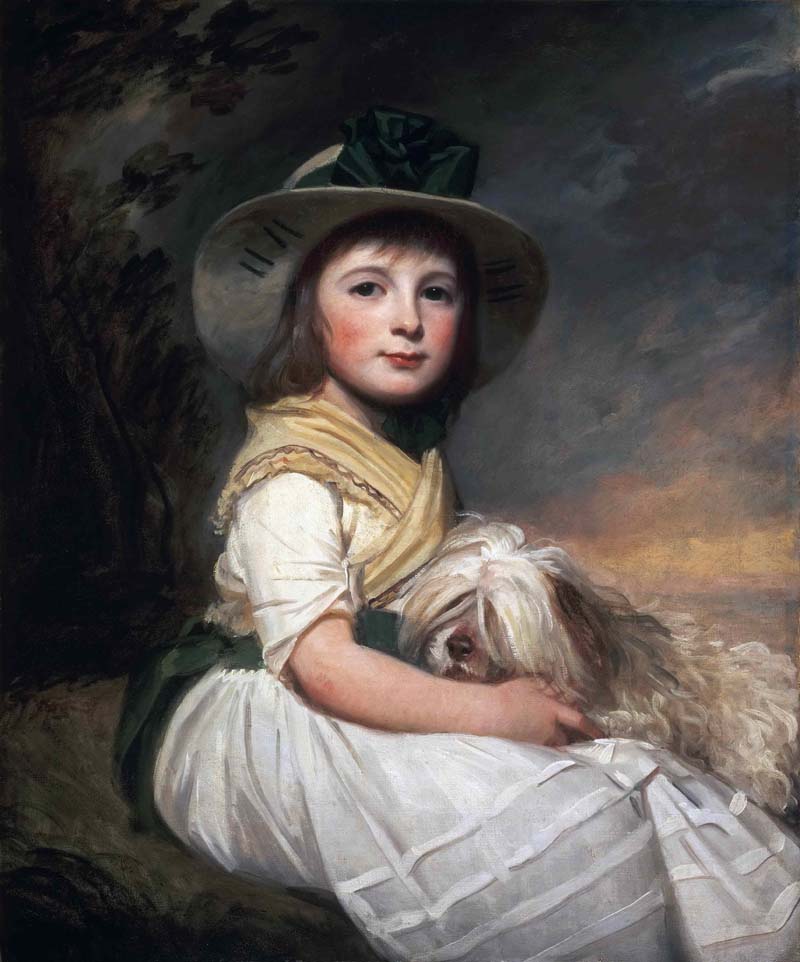 Portrait of Marianne Holbech. George Romney