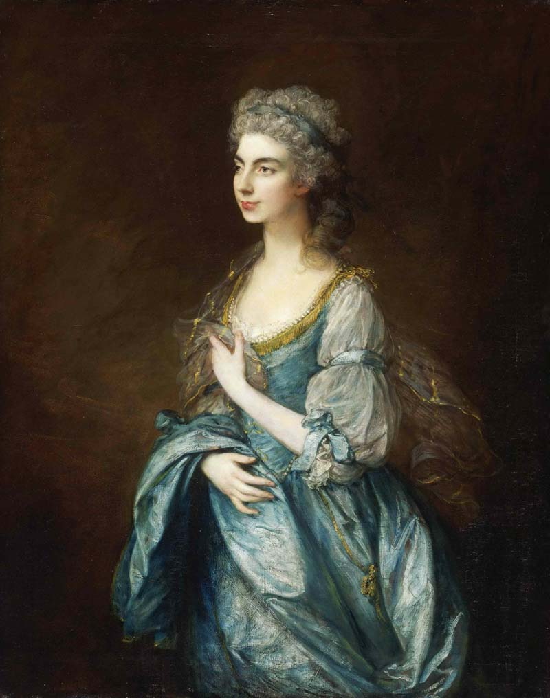 Portrait of Lady Rodney , nee Anne Harley . Thomas Gainsborough