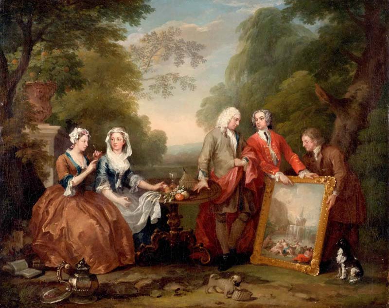 Conversation Piece (Portrait of Sir Andrew Fountaine with Other Men and Women) William Hogarth