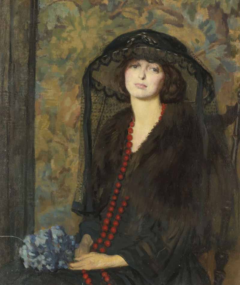The red necklace. Philip Leslie Hale