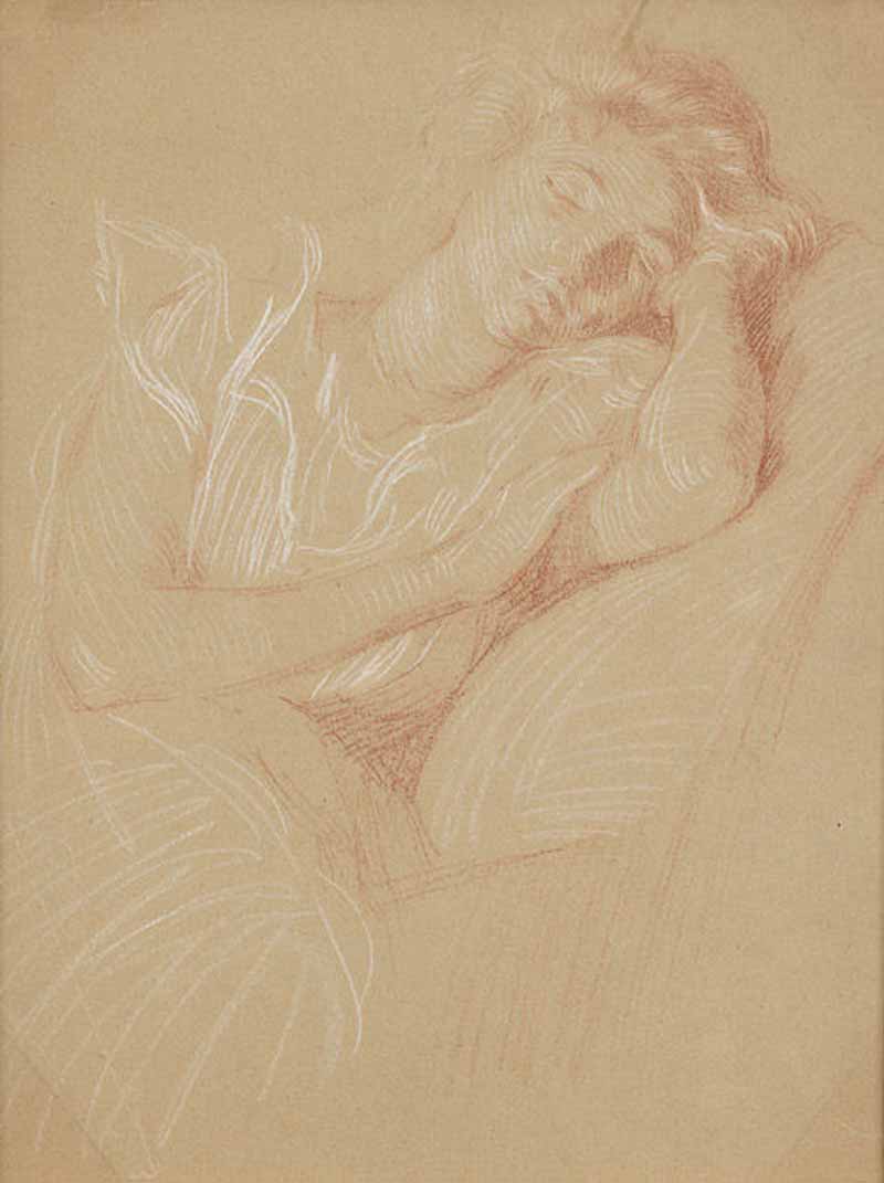 Woman in repose. Philip Leslie Hale