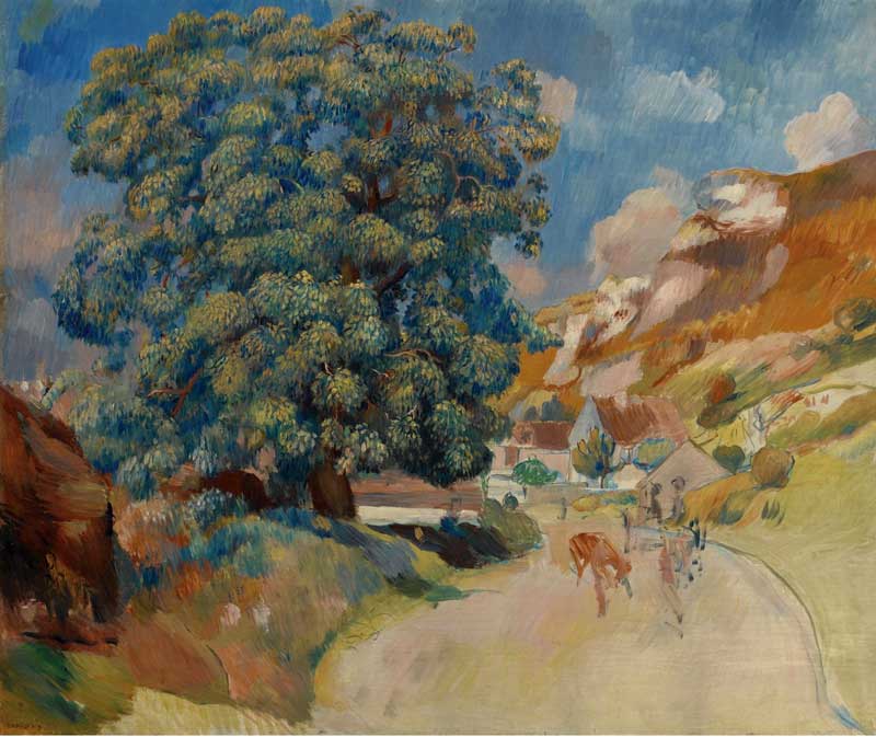 Big Tree near the Road, Pierre-Auguste Renoir