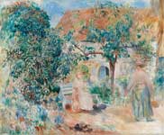 Pierre Auguste Renoir Painting the grenouillã "re 