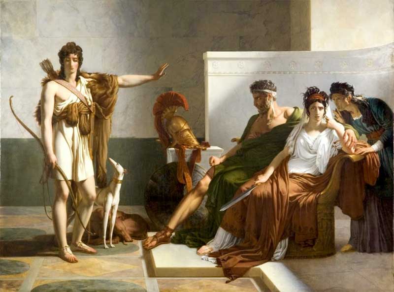 Phaedra and Hippolytus. Pierre-Narcisse Guérin