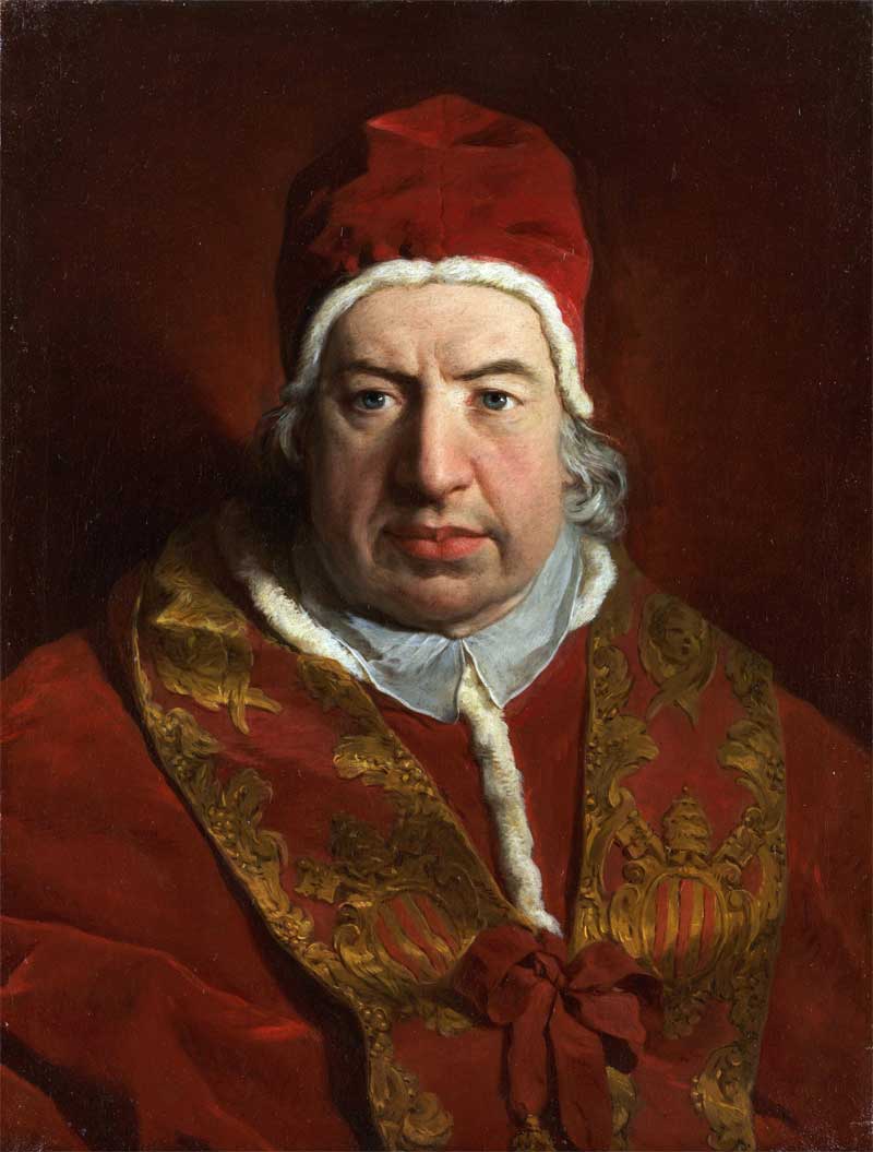 Portrait of Benedict XIV. Pierre Subleyras
