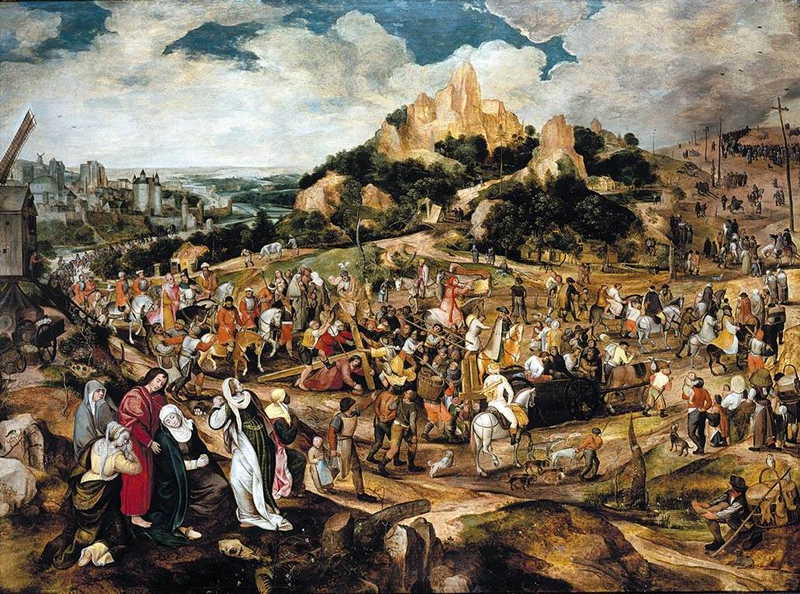 Christ on the Road to Calvary. Pieter Balten