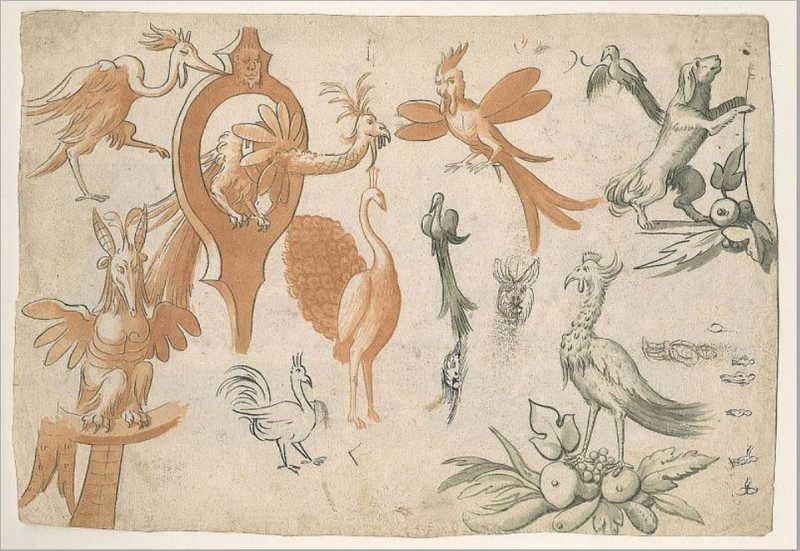 Study of Phantastic Animals. Pieter Balten